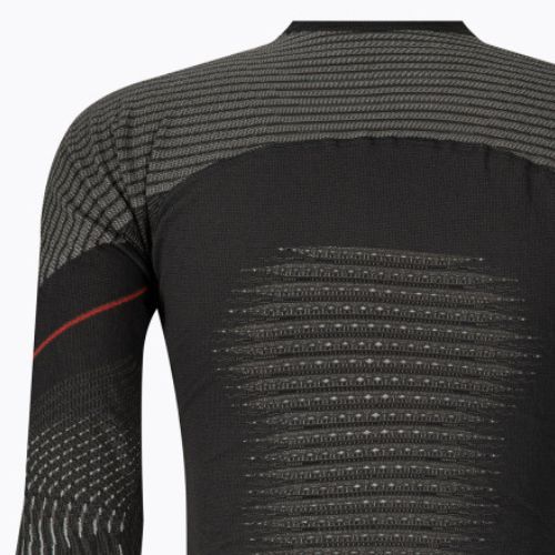 Vyriški termoaktyvūs marškinėliai UYN Evolutyon Comfort UW Shirt charcoal/white/red