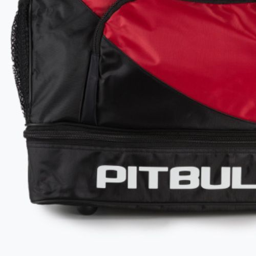 Pitbull West Coast Big Duffle Bag Logotipas Pitbull Sports 100 l juoda/raudona