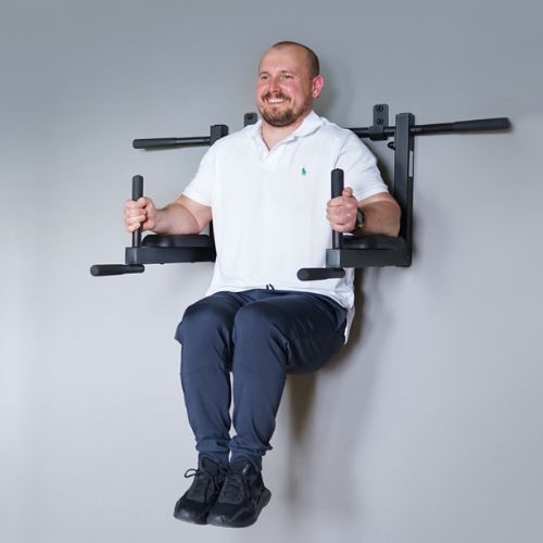 BenchK D8 2in1 prisitraukimo baras juodas BK-D8