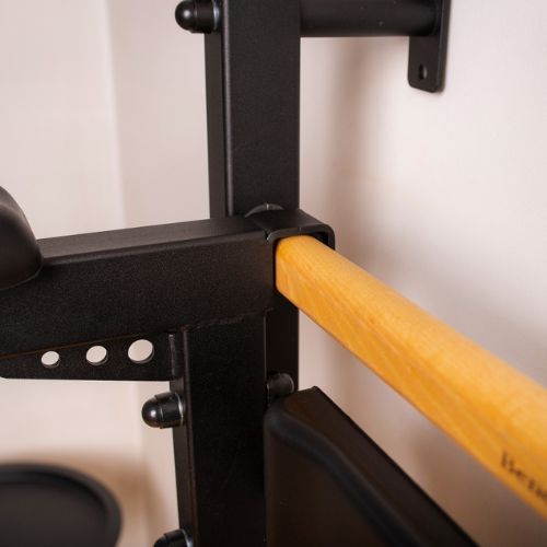 BenchK treniruočių turėklai juodi BK-DB1B