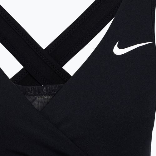 Nike fitneso slaugos liemenėlė (M) Swoosh black CQ9289-010