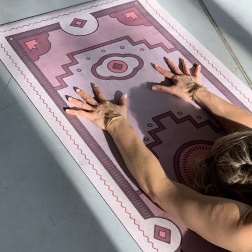 Moonholi jogos kilimėlis PERSIANA 3 mm rožinis SKU-119