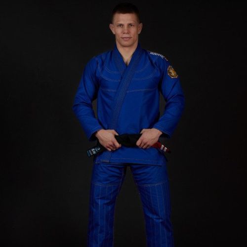 GI vyriškos brazilų džiudžitsu rungtys Ground Game Champion 2.0 blue GICHNEWBLU