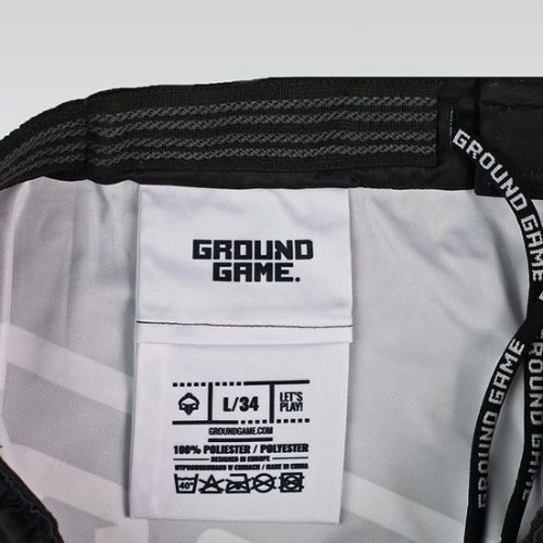 Vyriški Ground Game MMA Poland treniruočių šortai juodi MMASHOPOLS