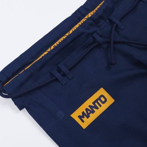 GI vyriškos brazilų džiudžitsu MANTO X4 blue MNG978