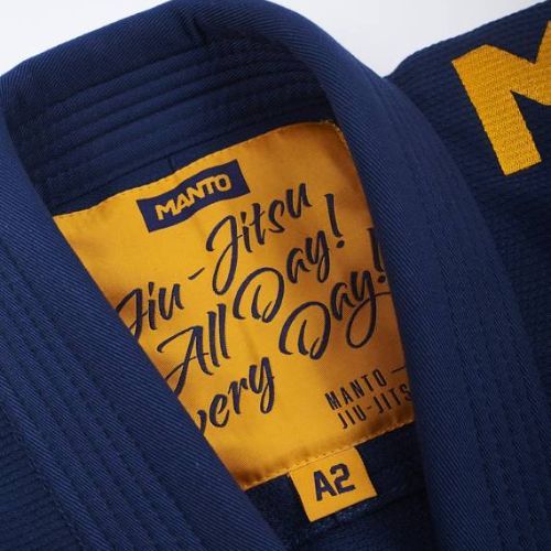 GI vyriškos brazilų džiudžitsu MANTO X4 blue MNG978