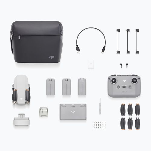 DJI dronas Mavic Mini 2 Fly More Combo pilkos spalvos CP.MA.00000307.01
