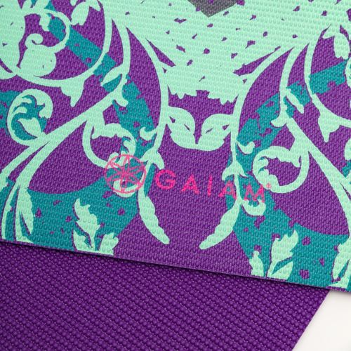 Gaiam Moroccan Garden jogos kilimėlis 4 mm, violetinės spalvos 62612