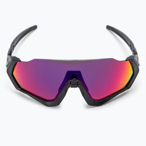 Oakley Flight Jacket matinės juodos/prizminės spalvos kelių dviračių akiniai 0OO9401