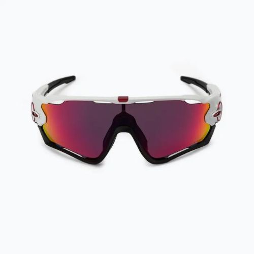 Oakley Jawbreaker poliruoti balti/prizminiai dviračių akiniai 0OO9290