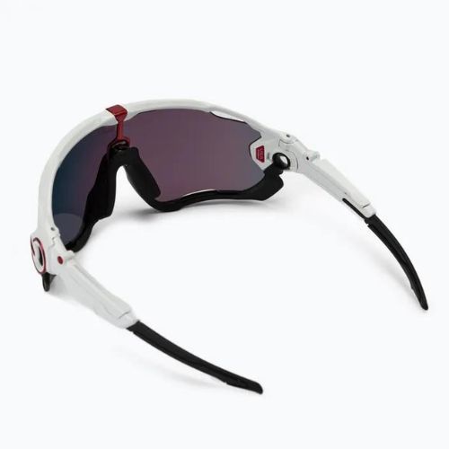 Oakley Jawbreaker poliruoti balti/prizminiai dviračių akiniai 0OO9290