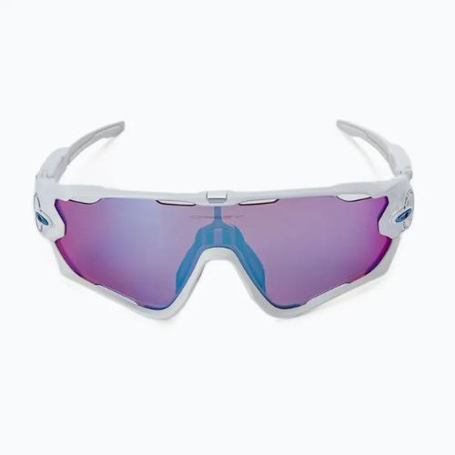 Oakley Jawbreaker poliruoti balti/prizm snow sapphire dviratininkų akiniai 0OO9290