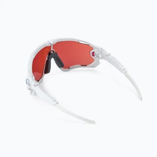 Oakley Jawbreaker poliruoti balti/prizm snow sapphire dviratininkų akiniai 0OO9290