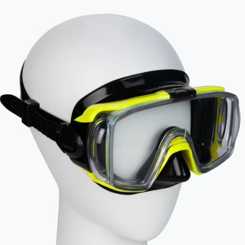 TUSA Sportmask nardymo kaukė juoda ir geltona UM-31QB FY