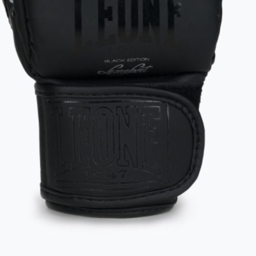 LEONE 1947 Black Edition MMA graplingo pirštinės juodos GP105