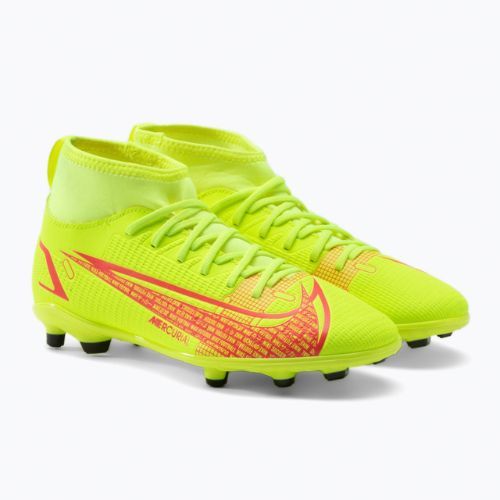Vaikiški futbolo bateliai Nike Superfly 8 Club FG/MG Jr geltoni CV0790-760