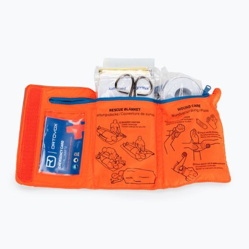 ORTOVOX First Aid Roll Doc Mini kelioninis pirmosios pagalbos rinkinys oranžinis 2330300001
