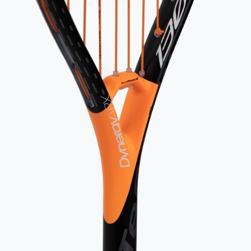 Tecnifibre skvošo raketė Dynergy Apx 130 juoda-oranžinė 12DYN13020