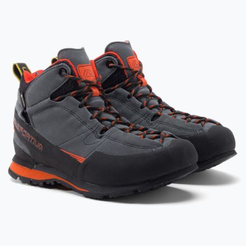 La Sportiva vyriški trekingo batai Boulder X Mid grey-orange 17E900304