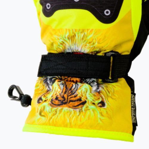 Level Junior vaikiškos slidinėjimo pirštinės geltonos 4152