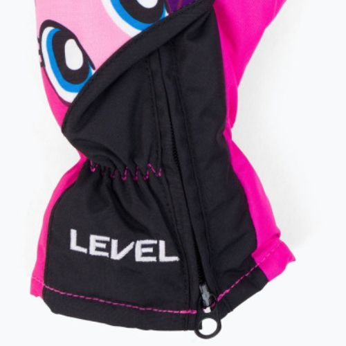 Level Lucky Mitt vaikiškos slidinėjimo pirštinės rožinės spalvos 4146