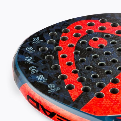 HEAD irklentės raketė Graphene 360+ Delta Hybrid su CB raudona/juoda 228100