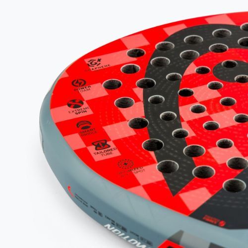 HEAD irklentės raketė Graphene 360+ Delta Motion su CB raudona/juoda 228110