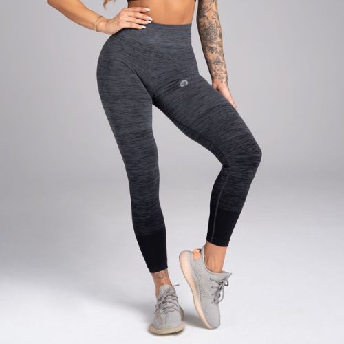 Moteriškos treniruočių tamprės Gym Glamour Grey Ombre 223