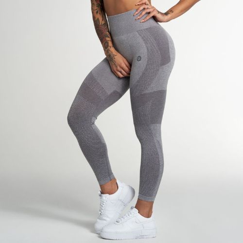 Moteriškos treniruočių tamprės Gym Glamour Light Grey Fusion 331