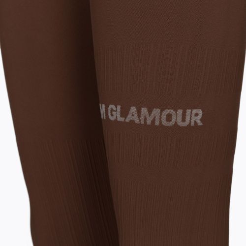 Moteriškos treniruočių tamprės Gym Glamour Push Up Chocolate 370