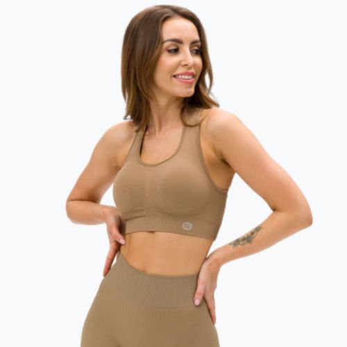 Gym Glamour Push Up Nude 320 fitneso liemenėlė