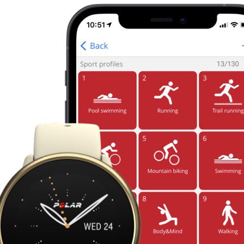 Laikrodis Polar Ignite 2 rožinės spalvos