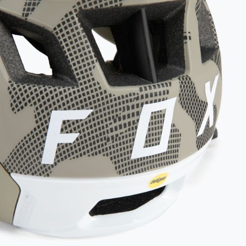 Fox Racing Dropframe Pro Camo dviratininko šalmas žalias/juodas 29392
