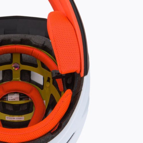 Fox Racing Proframe Blocked dviratininko šalmas juodai oranžinis 29398