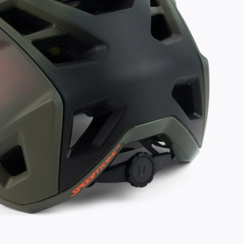 Fox Racing Speedframe Pro Fade green-orange dviratininko šalmas 29463_099_L