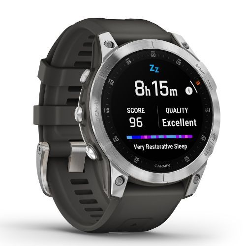 Garmin Epix 2 Hrm Elevate Ox laikrodis sidabrinis 010-02582-01