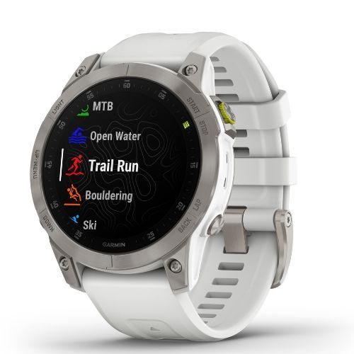 Garmin Epix 2 Sapphire HRM Elevate Ox laikrodis baltas 010-02582-21