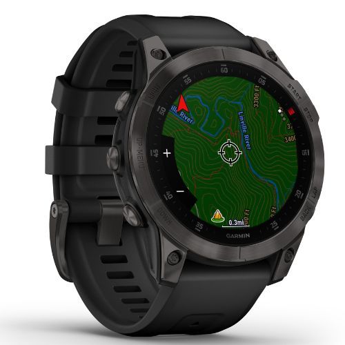 Garmin Epix 2 Sapphire HRM Elevate Ox laikrodis juodas 010-02582-11