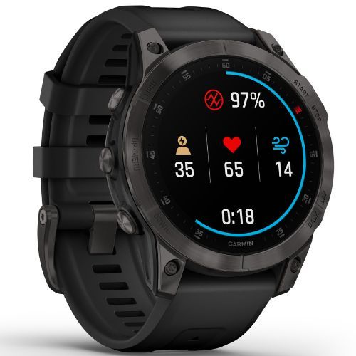 Garmin Epix 2 Sapphire HRM Elevate Ox laikrodis juodas 010-02582-11