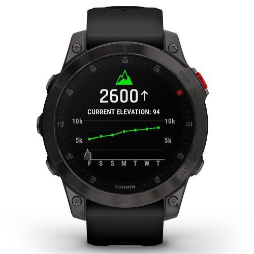 Garmin Epix 2 Sapphire HRM Elevate Ox laikrodis juodas 010-02582-11