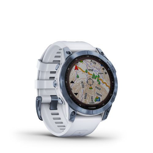 Garmin Fenix 7 Sapphire Solar Hrm Elevate Ox laikrodis mėlynas 010-02540-25
