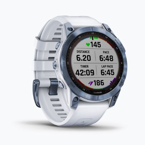 Garmin Fenix 7 Sapphire Solar Hrm Elevate Ox laikrodis mėlynas 010-02540-25