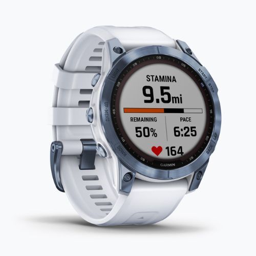 Garmin Fenix 7 Sapphire Solar Hrm Elevate Ox laikrodis mėlynas 010-02540-25