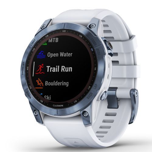 Garmin Fenix 7 Sapphire Solar Hrm Elevate Ox laikrodis mėlynas 010-02540-25