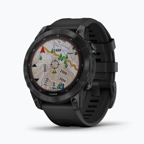 Garmin Fenix 7 Sapphire Solar Hrm Elevate Ox laikrodis juodas 010-02540-21