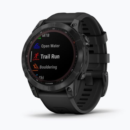 Garmin Fenix 7 Sapphire Solar Hrm Elevate Ox laikrodis juodas 010-02540-35