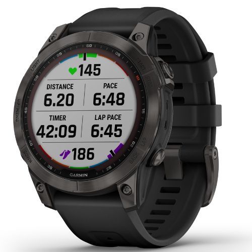 Garmin Fenix 7 Sapphire Solar Hrm Elevate Ox laikrodis juodas 010-02540-21