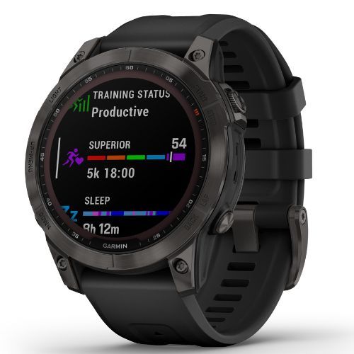 Garmin Fenix 7 Sapphire Solar Hrm Elevate Ox laikrodis juodas 010-02540-21