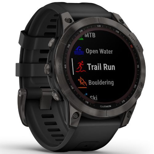 Garmin Fenix 7 Sapphire Solar Hrm Elevate Ox laikrodis juodas 010-02540-21