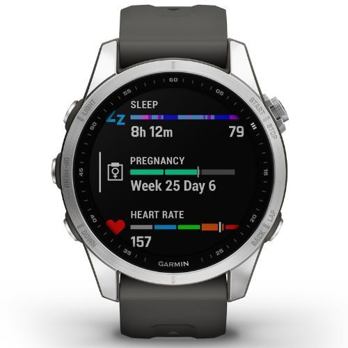 Garmin Fenix 7S Hrm Elevate Ox laikrodis sidabrinis 010-02539-01